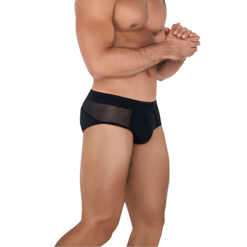 Черные мужские трусы-брифы Caspian Piping Brief фото 2