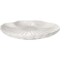 Блюдо «Кунстверк» ракушка;фарфор;D=240,H=65,L=260,B=235мм;белый