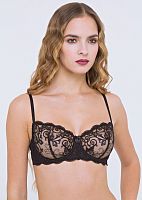 Бюстгальтер с мягкой полупрозрачной чашкой