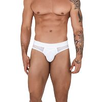 Белые мужские трусы-брифы оригинального кроя Swirl Brief