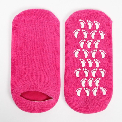 Розовые SPA-носочки на основе натуральных масел «Питание и увлажнение» фото 2