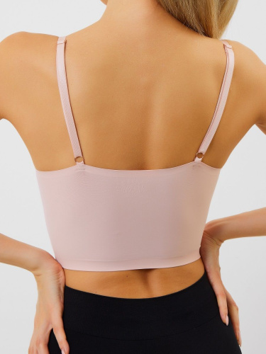 Бюстгальтер-топ с регулируемыми бретелями фото 2
