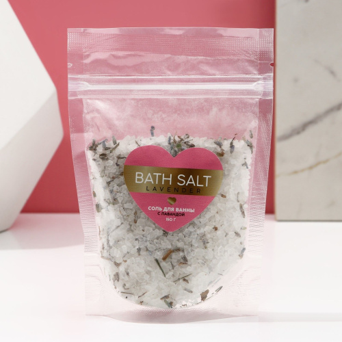 Cоль для ванны Bath Salt с ароматом лаванды - 150 гр. фото 3