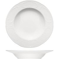 Тарелка глубокая «Моцарт»;фарфор;350мл;D=23,H=9см;белый