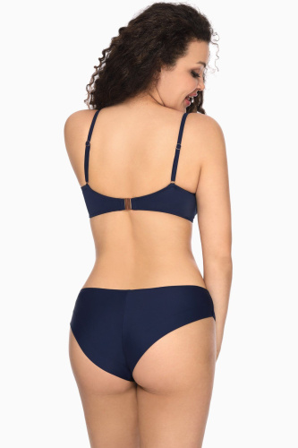 Купальный лиф со вставками с медным блеском фото 5