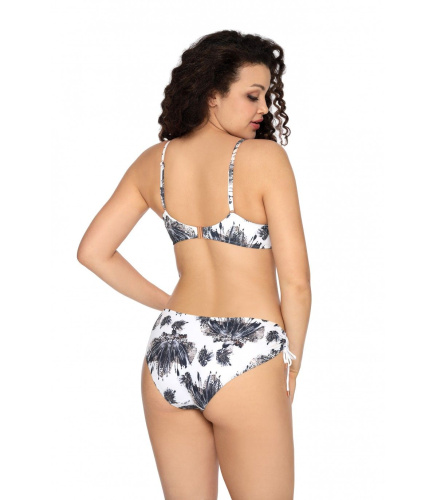 Плавки с контрастным рисунком и кулисками по бокам фото 3