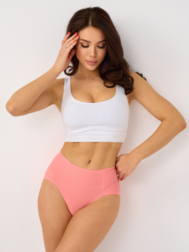 Гладкие бесшовные высокие трусики фото 3