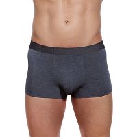Классические боксеры из меланжевого полотна