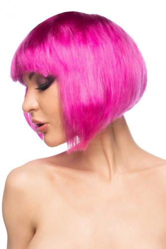 Ярко-розовый парик  Теруко фото 2