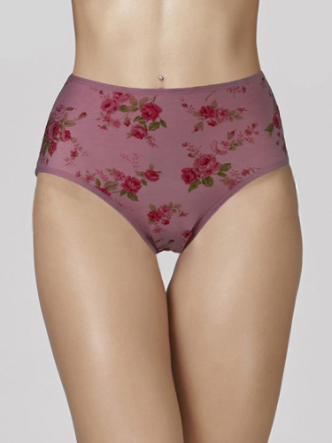 Высокие трусики Charming с розочками фото 3