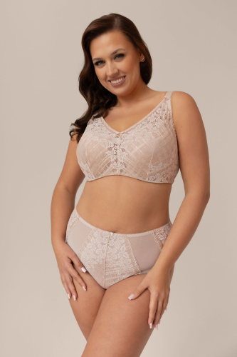 Бюстгальтер-топ из гипюра с люрексом фото 4