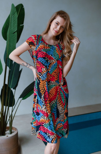 Яркая туника для пляжа Barbara