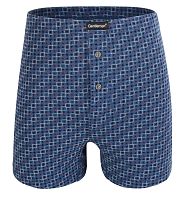 Мужские хлопковые боксеры с мелким принтом