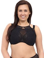 Бюстгальтер-топ с мягкими чашками и кружевом