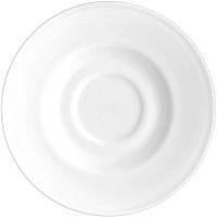 Блюдце «Кейрвейр»;стекло;D=160,H=18мм;белый