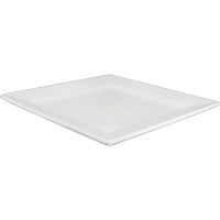 Тарелка «Кунстверк» квадратная;фарфор;,H=19,L=212,B=212мм;белый