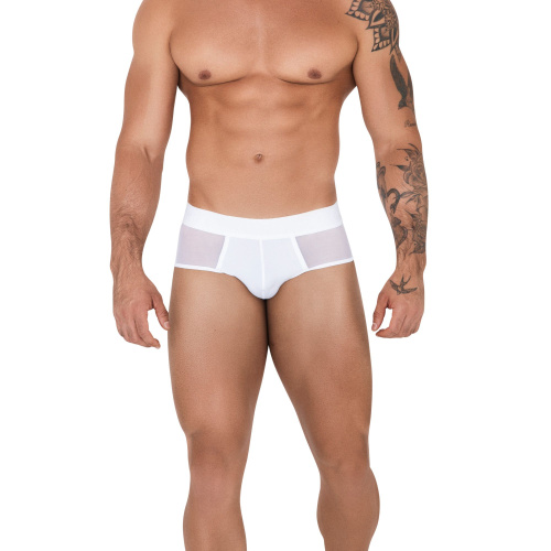 Белые мужские трусы-брифы Caspian Piping Brief