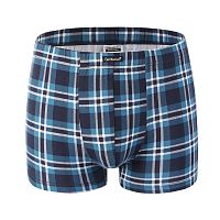 Удобные мужские клетчатые трусы-боксеры