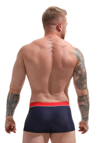 Пляжные боксеры с контрастными полосками по бокам фото 4