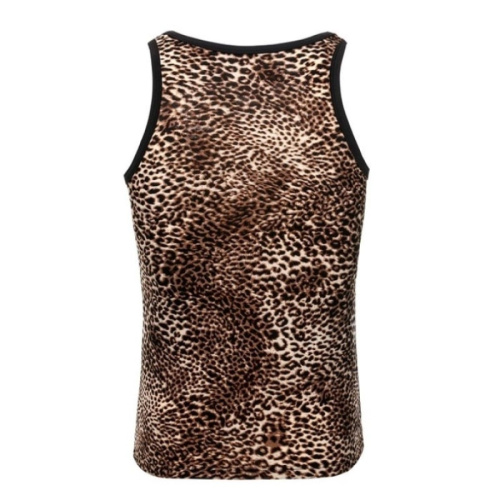 Стильная мужская майка с леопардовым принтом фото 2