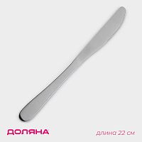 Нож столовый из коррозионно-стойкой стали Доляна «Таун», длина 22 см