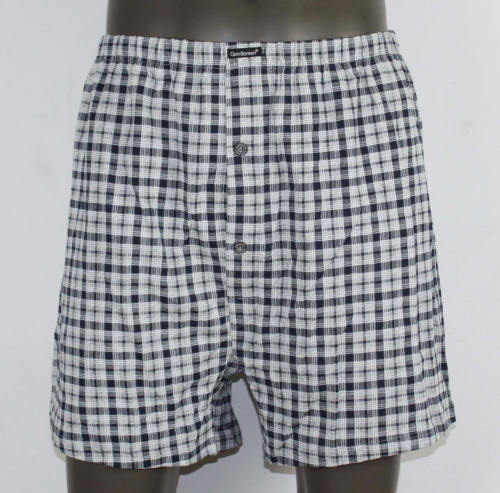 Хлопковые трусы-боксеры в клеточку