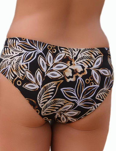 Классические плавки с цветочным рисунком фото 2