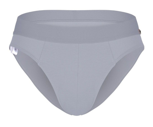 Светло-серые бамбуковые трусы-брифы фото 4