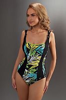 Купальник Como с узором из цветных листьев