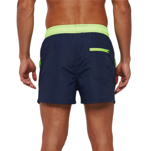 Темно-синие мужские шорты для пляжного отдыха фото 2