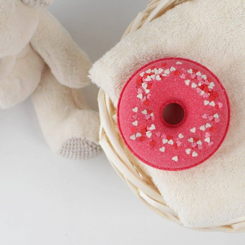 Детский бурлящий пончик с ароматом малины - 110 гр. фото 2
