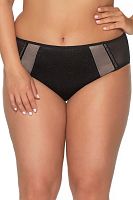 Трусики-слипы с серебристым декором