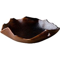 Салатник «Ро Дизайн Бай Эрбиси»;фарфор;D=30см;коричнев.