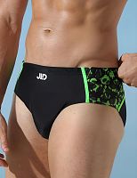 Мужские плавки с контрастными полосами и принтом