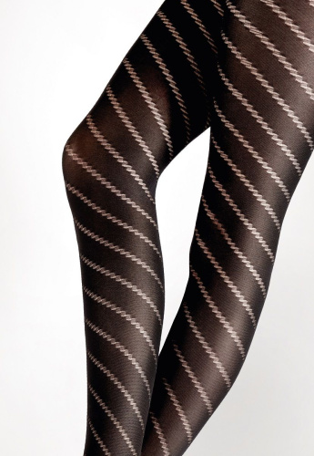 Фантазийные колготки с рисунком в виде спирали фото 3