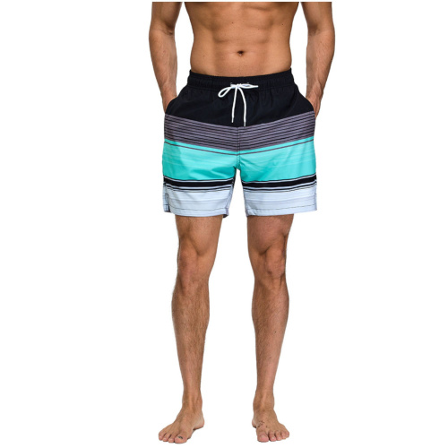 Мужские шорты в полоску для пляжного отдыха фото 2