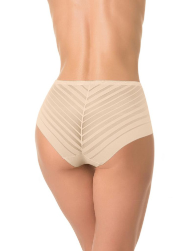 Высокие трусики с полосками разной ширины фото 4