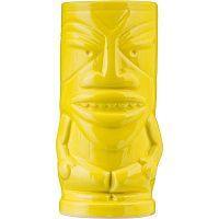 Стакан для коктейлей «Тики»;керамика;350мл;D=68,H=150мм;желт.