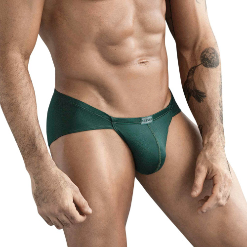 Зеленые мужские трусы-брифы Clever Optimo Brief фото 2