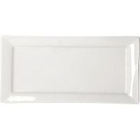 Белое прямоугольное блюдо «Кунстверк» (36х18 см)