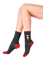 Хлопковые носочки с веселым пингвином Christmas Socks