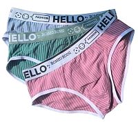 Набор из 3 трусов-брифов в тонкую полоску