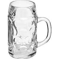 Кружка для пива «Дон»;стекло;0,5л;D=80/80,H=162,B=125мм;прозр.