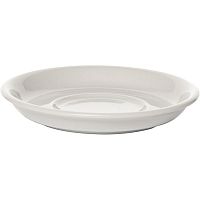 Блюдце «Америка»;фарфор;D=150/65,H=20мм;белый