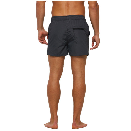 Темно-серые мужские пляжные шорты фото 3