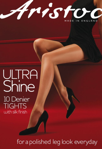 Однородные колготки с блеском Ultra Shine