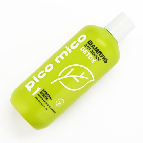 Шампунь PICO MICO Detox с маслом арганы и жожоба - 400 мл. фото 4