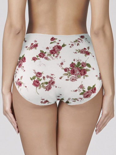 Высокие трусики Charming с розочками фото 8