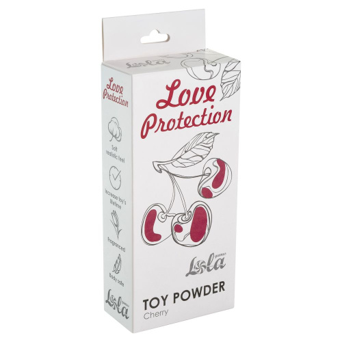 Пудра для игрушек Love Protection с ароматом вишни - 30 гр. фото 2