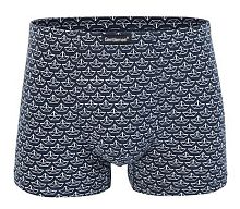 Классические трусы-боксеры с принтом в виде корабликов